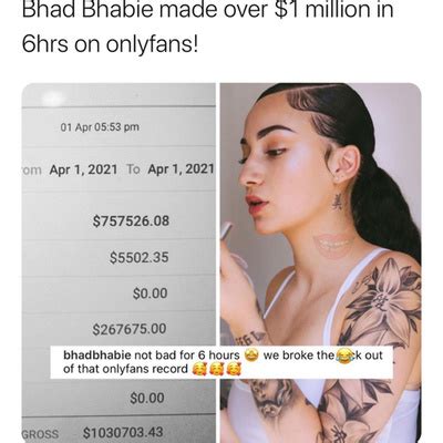 bhad bhabie only fans leak|Bhad Bhabie ‘breaks OnlyFans record’ after making $1m in six。